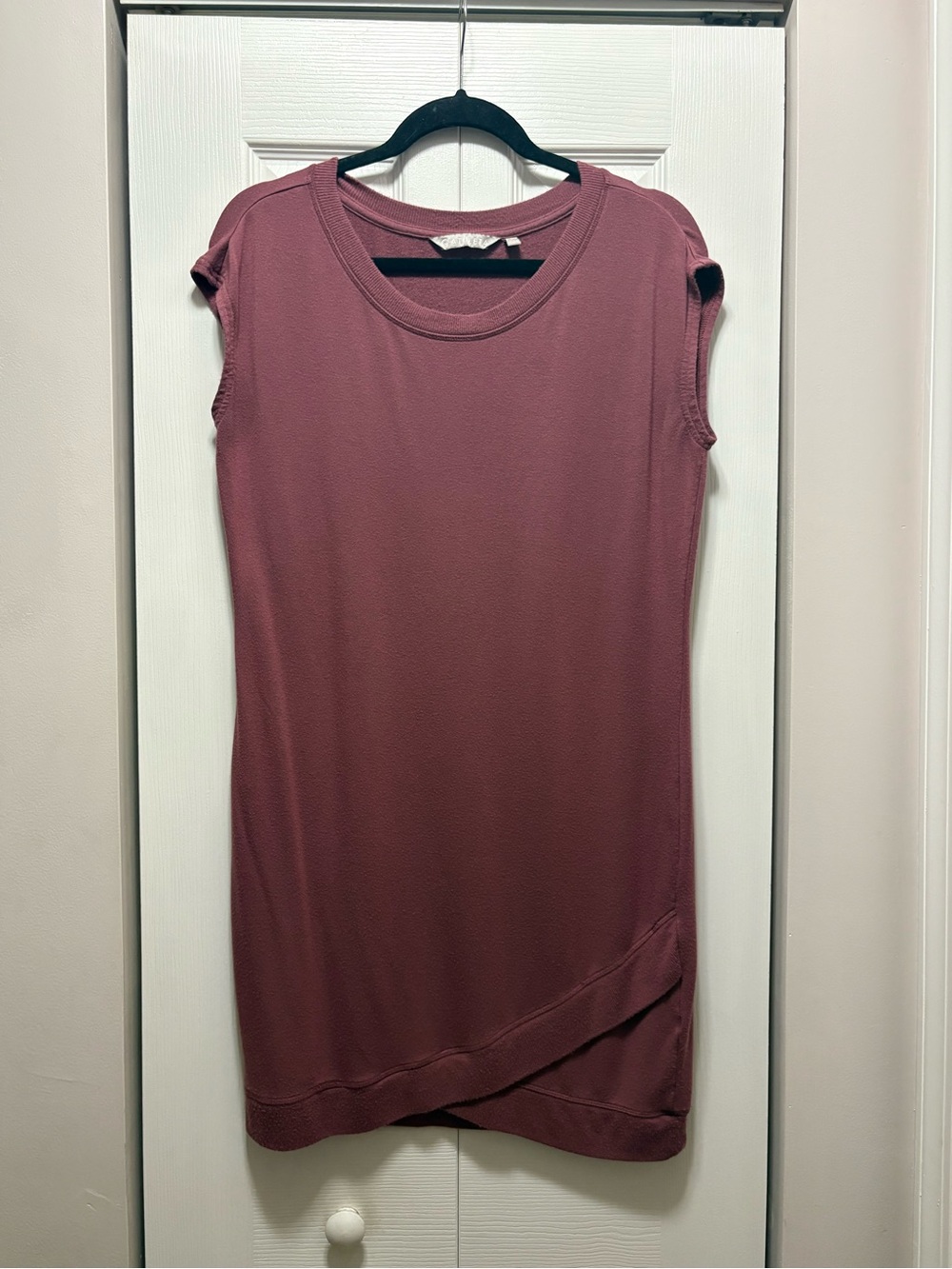 Athleta Sleeveless Midi Dress in Dusty Rose